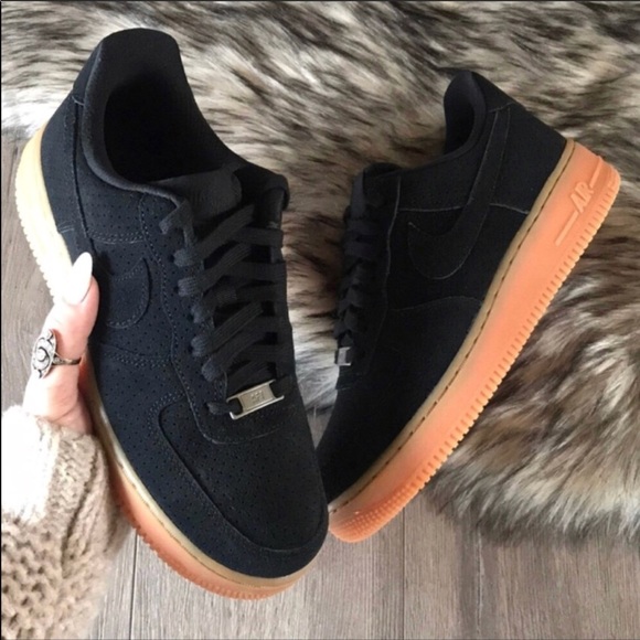 NWT Nike Air Force 1 suede black - Picture 4 of 8
